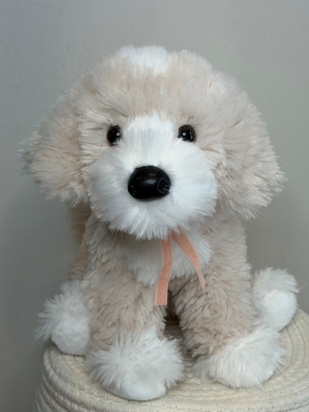 Darcy Golden Doodle - Douglas Cuddle Toy - Peach Velvet