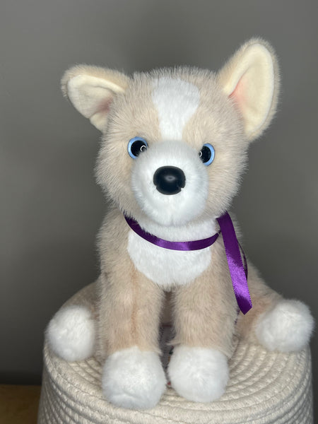 Pookie Pomsky Soft Douglas Cuddle Toy - Purple