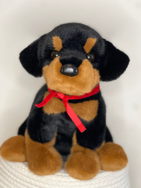Ed Rottweiler Douglas Cuddle Toy - Red Velvet